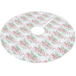 Vrolijk Kerstfeest Rood Groen Feestelijke Retro Ty Kerstboom Rok