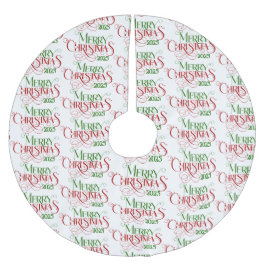 Vrolijk Kerstfeest Rood Groen Feestelijke Retro Ty Kerstboom Rok