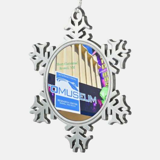 Vrolijk kerstfeest! Roswell NM ornament (Rechts)