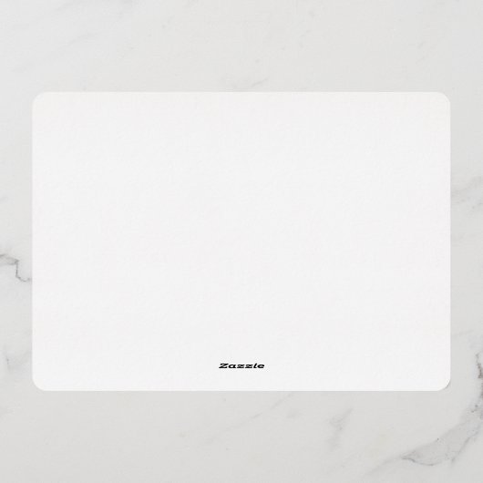 Vrolijk kerstfeest - roze gouden decoraties folie feestdagenkaart (Achterkant)