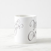 Vrolijk kerstfeest - Roze Mok voor het afdrukken v (Center)