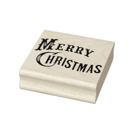 Vrolijk kerstfeest rubberstempel