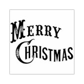 Vrolijk kerstfeest rubberstempel (Afrduk)