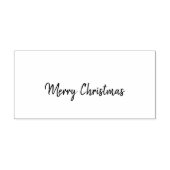 Vrolijk kerstfeest rubberstempel (Afrduk)