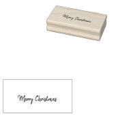 Vrolijk kerstfeest rubberstempel (Gestempeld)