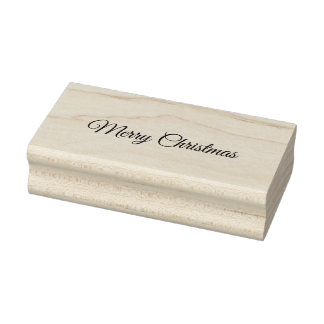 Vrolijk kerstfeest rubberstempel