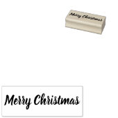 Vrolijk kerstfeest rubberstempel (Gestempeld)