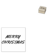 Vrolijk kerstfeest rubberstempel (Gestempeld)