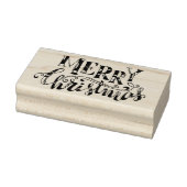 Vrolijk kerstfeest rubberstempel (Stempel)