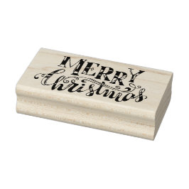 Vrolijk kerstfeest rubberstempel