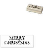 Vrolijk kerstfeest rubberstempel (Gestempeld)