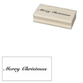 Vrolijk kerstfeest rubberstempel (Gestempeld)