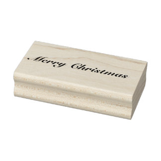 Vrolijk kerstfeest rubberstempel