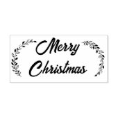 Vrolijk kerstfeest rubberstempel (Afrduk)