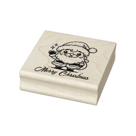 Vrolijk kerstfeest rubberstempel