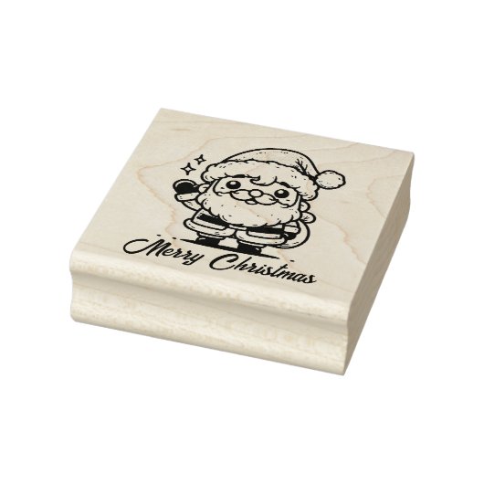 Vrolijk kerstfeest rubberstempel (Stempel)