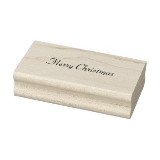 Vrolijk kerstfeest rubberstempel