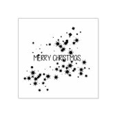 Vrolijk kerstfeest rubberstempel (Afrduk)