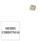 Vrolijk kerstfeest rubberstempel (Gestempeld)