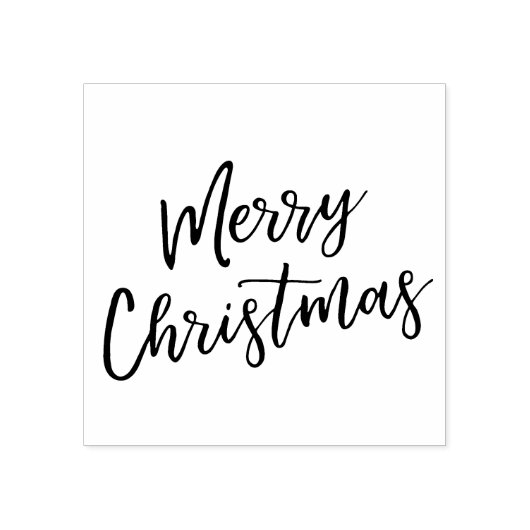 Vrolijk kerstfeest rubberstempel (Afrduk)