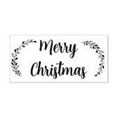 Vrolijk kerstfeest rubberstempel (Afrduk)