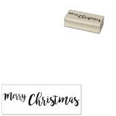 Vrolijk kerstfeest rubberstempel (Gestempeld)