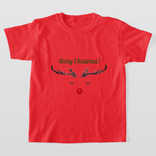 Vrolijk kerstfeest Rudolph T-Shirt