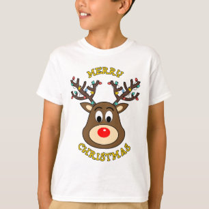 Vrolijk kerstfeest, Rudolph the Red Nosed Reindeer T-shirt
