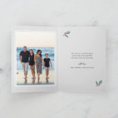 Vrolijk kerstfeest Rustic Red Truck Holiday Kaart (Binnen)