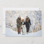 Vrolijk kerstfeest Rustic Wood Mistletoe 2 Foto Feestdagenkaart (Achterkant)