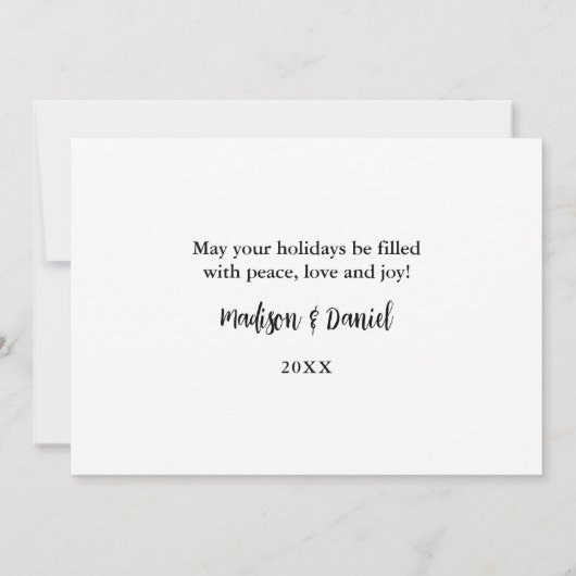 Vrolijk Kerstfeest Rustieke Gnomen in Rode Buffel  Feestdagenkaart (Achterkant)