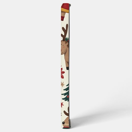 Vrolijk kerstfeest samsung galaxy hoesje (Linkerkant)