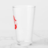 Vrolijk kerstfeest - Santa Clau Glass Tumblers (Links)