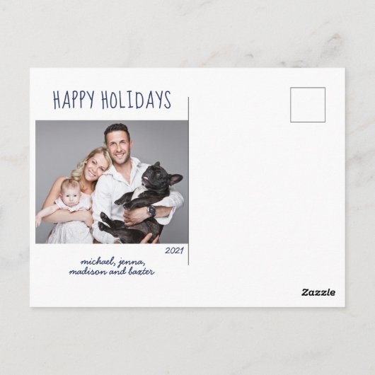 Vrolijk kerstfeest | Santa Claus Owl Briefkaart (Achterkant)