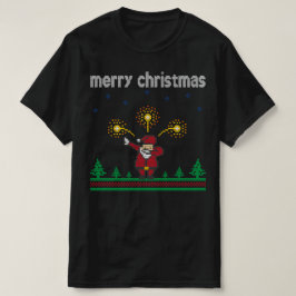 vrolijk kerstfeest santa claus Ugly KerstSweater T-shirt