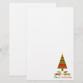 Vrolijk Kerstfeest (Santa Dogs) Briefpapier (Voorkant / Achterkant)