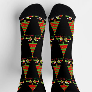 Vrolijk Kerstfeest (Santa Dogs) Sokken