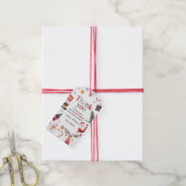 Vrolijk Kerstfeest Santa Gift Familie Leraar Cadeaulabel (Met Touw)