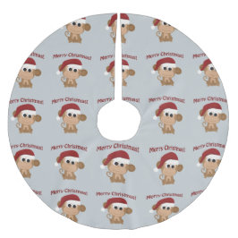 Vrolijk kerstfeest! Santa Monkey Kerstboom Rok