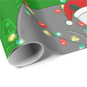 Vrolijk Kerstfeest Santa Possum Cadeaupapier (Rol Hoek)