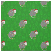 Vrolijk Kerstfeest Santa Possum Stof (Swatch)