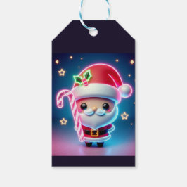 Vrolijk kerstfeest Santa Snoep Cadeaulabel