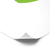 Vrolijk kerstfeest! Santa Turtle Poster (Hoek)