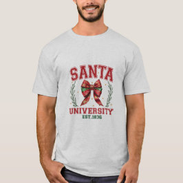 Vrolijk Kerstfeest Santa University Mannen T-shirt