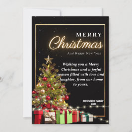 Vrolijk kerstfeest santa vakantie Kaart