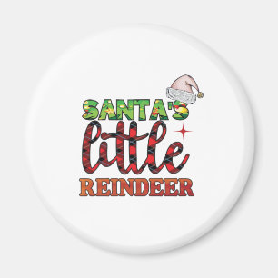 Vrolijk kerstfeest Santas Little Reindeer Magneet
