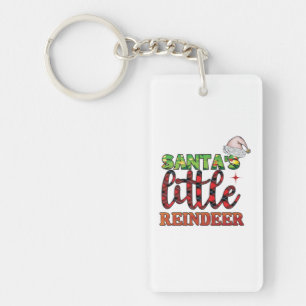 Vrolijk kerstfeest Santas Little Reindeer Sleutelhanger