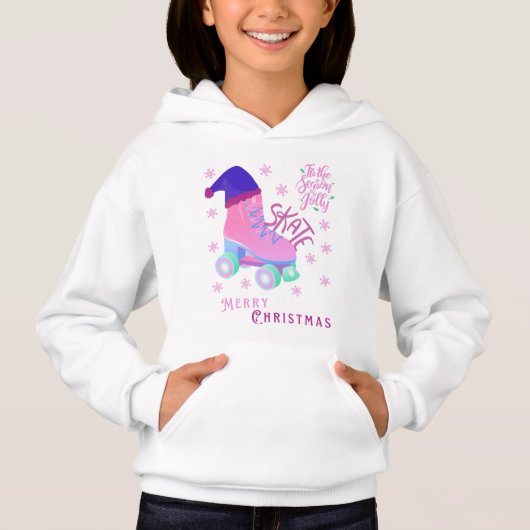 vrolijk kerstfeest! Schaats (Voorkant)