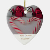 Vrolijk kerstfeest schatje! keramisch ornament (Rechts)