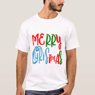 Vrolijk kerstfeest - schattig cadeau t-shirt